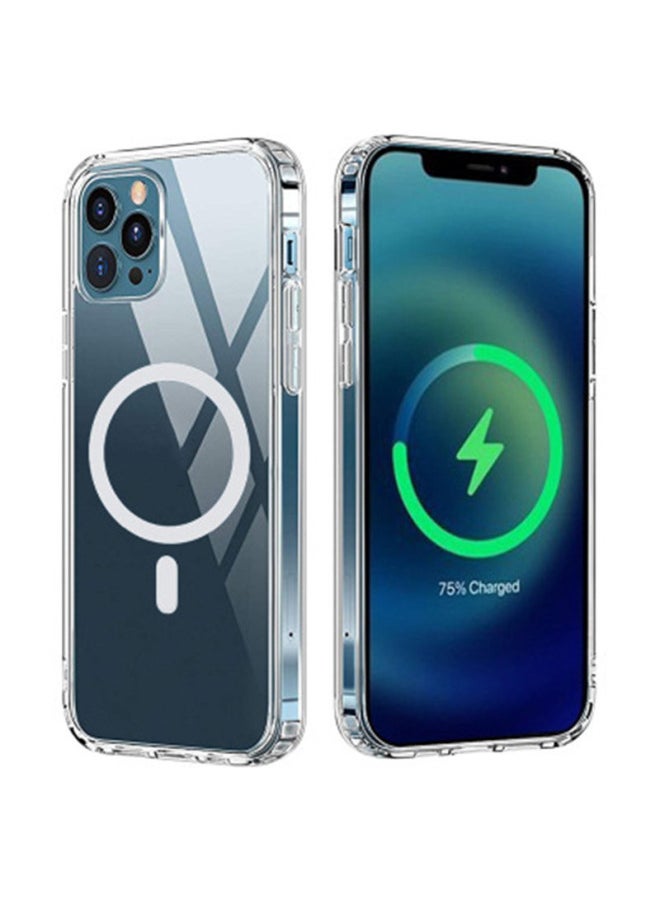 Generic - IPhone16promax Transparent Magnetic Mobile Phone Case For Magsafe Apple 15pro Wireless Charger Protective Case-Color:Transparent Magnetic Shell-bag-Applicable Model:iPhone XSMAX - Image 1