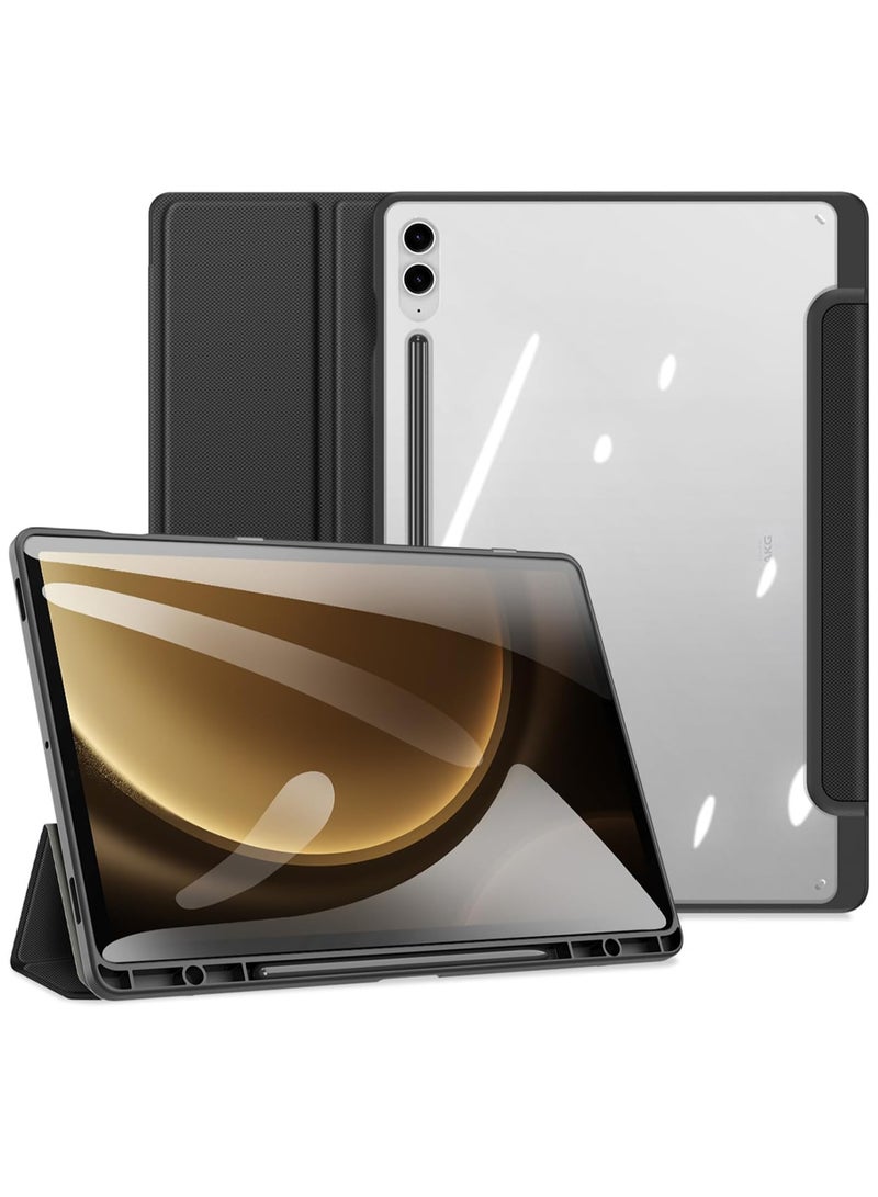Samsung Galaxy Tab S9/S9 Plus/S9 FE/S9 Ultra/S9 FE Plus Tablet Protection Case High-end Smart Acrylic Triple Fold, TPU+ Imitation Leather Material, Shockproof - Image 2