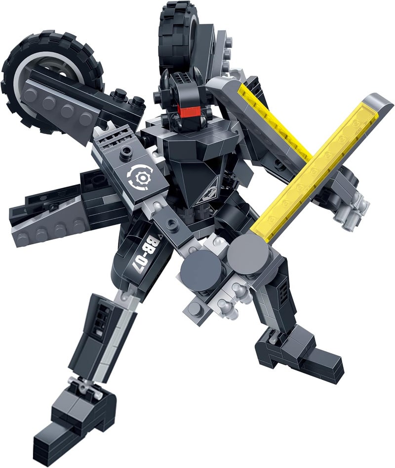 Banbao 2 IN 1 Mech II Building Blocks Robot Set 296 Pieces