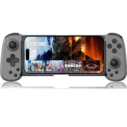 arVin Mobile Gaming Controller for iPhone, Android with Phone CASE Support, Wireless Gamepad for iPhone/iPad/Samsung/Tablet/Switch/PS4/PC - Play Xbox Cloud Gaming/PS Remote Play/Steam Link/GeForce Now - Image 1