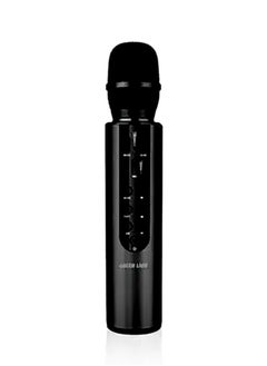 Karaoke Microphone / Record Songs & Sing Songs/ Bluetooth /TF Card /AUX / Speaker /High-Quality Microphone - Black