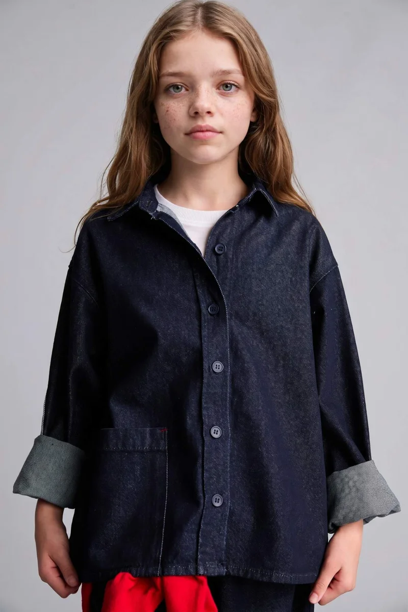 ديفاكتو Oversize Fit Denim Jacket