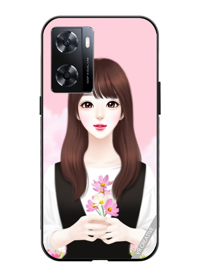 VR CREATIVE Protective Case Cover For OnePlus Nord N20 SE Cute Anime Girl Design Multicolour - Image 1