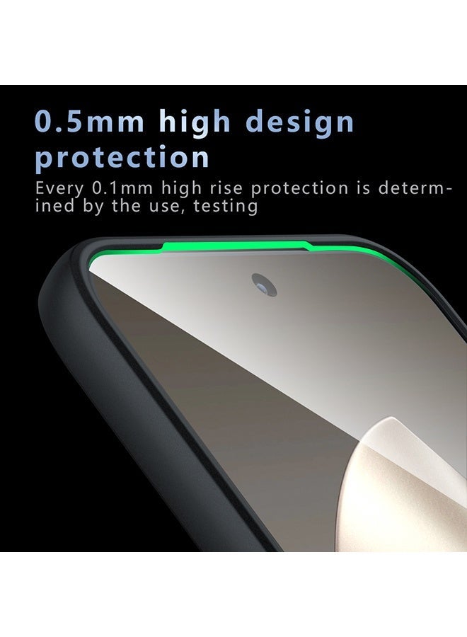 Case for Xiaomi 15T Pro 5G, Frosted Translucent Back Protective Slim Phone Cover, Anti-Fingerprints, Anti-Fall Drop Protection, Shockproof Case for Xiaomi 15T Pro 5G (Black) - Image 5