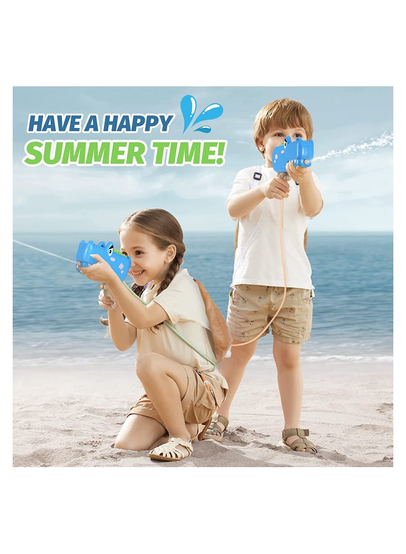 SYOSI SYOSI Backpack Crocodile Water Guns, for Kids Ages 4-8, Automatic Squirt Guns for Boys Girls, 1300CC High Capacity, Up to 20 FT Range Strongest Water Blaster - Image 3