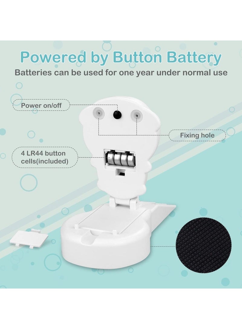 Captaintech Door Stop Alarm, Door Stopper with 120DB Alarm and Flashing Lights, Upgraded Sensitivity Cute Wedge Doorstop, Floor Mount Type Door Stop Security Devices Alert (2 Pack) - Image 5