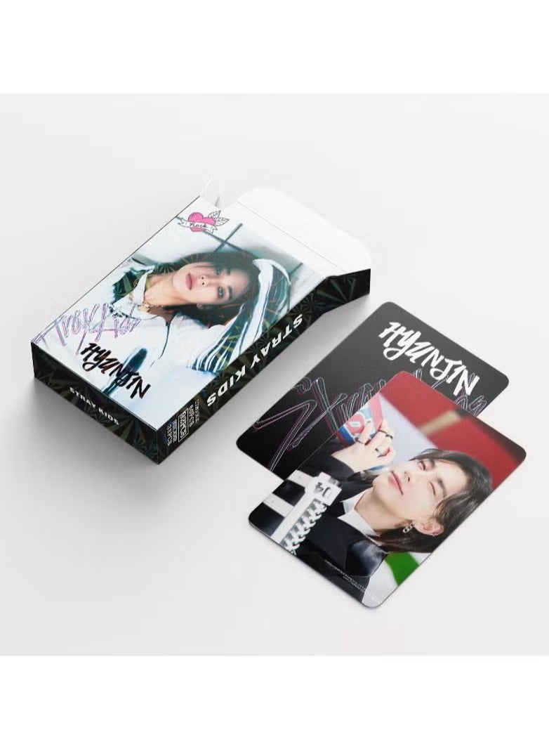 92Pcs Stray Kids Member Hyunjin Personal Lomo Card And Sticker - Image 5