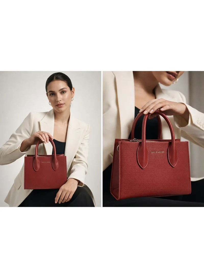 ديفيد جونز حقیبة Maxine Tote من دیفید جونز – حقيبة تسوّق جلد فرنسي – حقيبة يومية بتصميم مينيمال – حقيبة يد نسائية بتصميم كلاسيكي