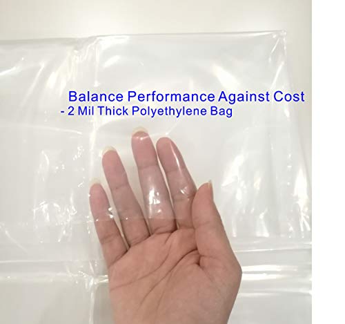 ComfortHome Mattress Bag for Moving and Storage, Fits Queen and King Size Mattress, 2 Pack, clear - Image 3