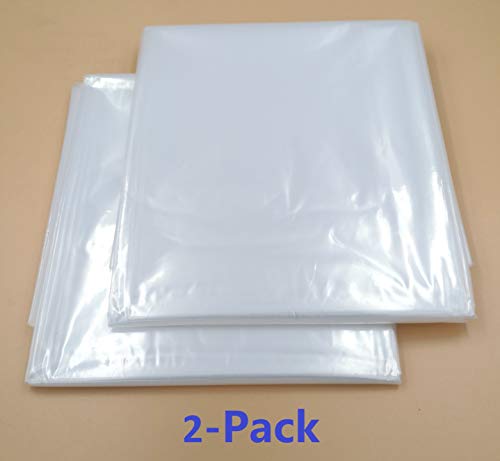 ComfortHome Mattress Bag for Moving and Storage, Fits Queen and King Size Mattress, 2 Pack, clear - Image 4