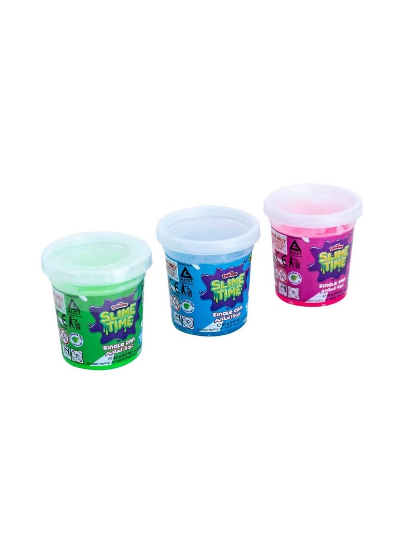 DohTime Slimetime Single Can 100G PDQ32 Assorted 1 Pc