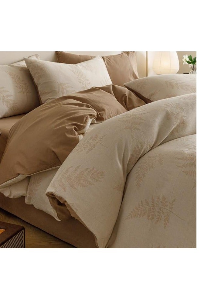 Fitted Sheet Style — ﻿French High-End 60 Thread Pure Cotton Embroidered Bedding Four Piece Set  - Image 4
