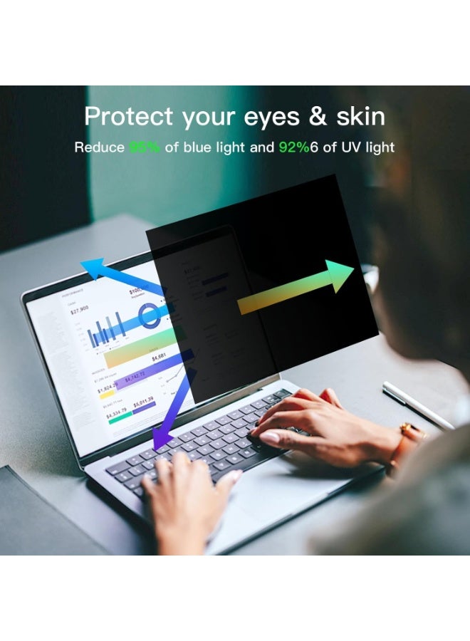 13.3 Inch 1920x1080P (16:9) Laptop Privacy Screen Filter, Anti Blue Light Glare & Anti Scratch Computer Privacy Shield Compatible with HP/Huawei/Honor/Dell/Acer/Asus/Xiaomi/Redmi/LG laptops( Not for 13" with 16:10 Aspect Ratio Laptop) - Image 5