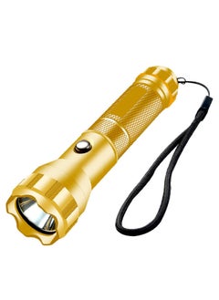 Generic Strong Flashlight Super Bright Outdoor Portable Rechargeable Mini Flashlight Long-range Aluminum Alloy 535 Flashlight-Product Specifications:Gold 535 Single Flashlight (battery Charger Not Included)  - Image 1