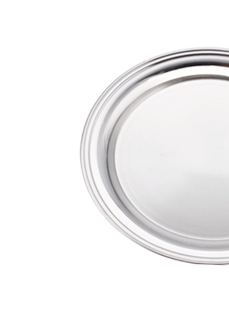6 October - Alu, Dinner Round Tray Size 45Cm - Image 1