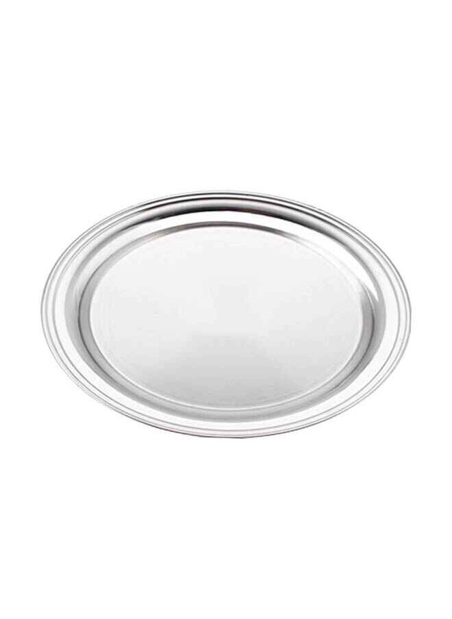 6 October - Alu, Dinner Round Tray Size 45Cm - Image 1