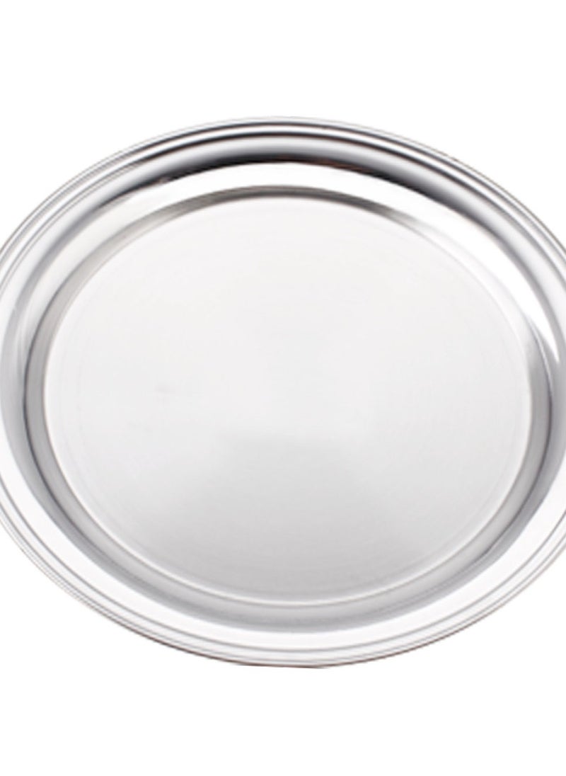 6 October - Alu, Dinner Round Tray Size 45Cm - Image 1