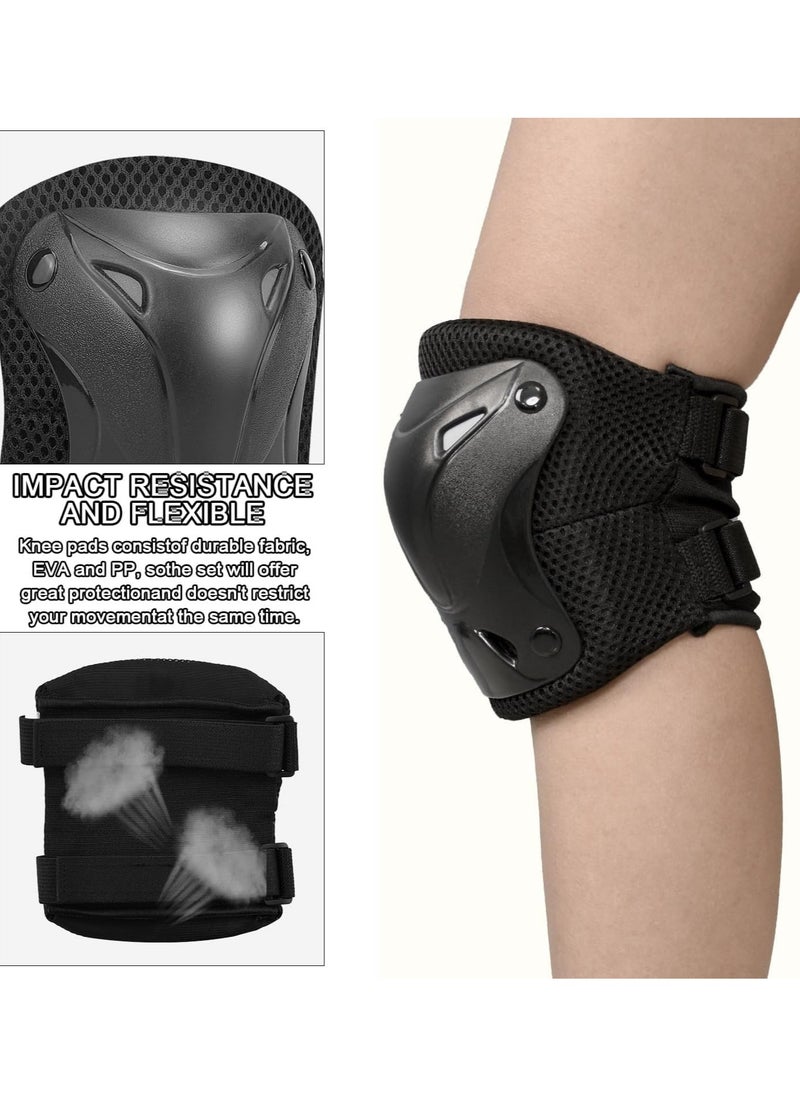 SportQ Pair of Patinage Boys Safety Knee Pads for Skateboarding Cycling Designed for Skiing, Cycling, Adventure Lovers Super Protection and High Elasticity Fit Up to 50KG  - Image 3
