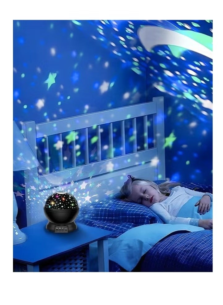 ستار بروجيكتور الليل ضوء الإسقاط المصباح للأطفال غرفة النوم، غرفة ديكور للطفل - Image 4