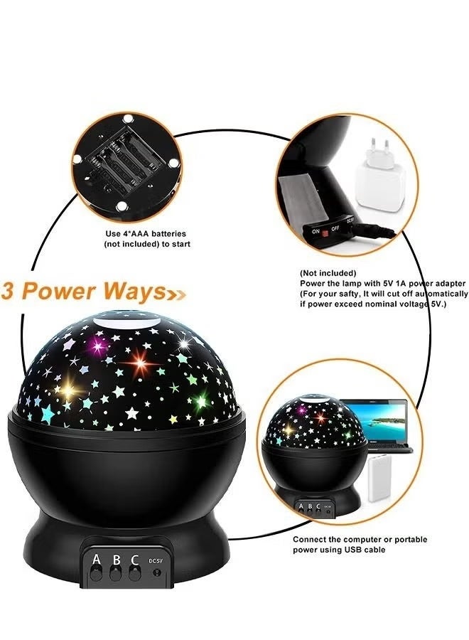 ستار بروجيكتور الليل ضوء الإسقاط المصباح للأطفال غرفة النوم، غرفة ديكور للطفل - Image 3