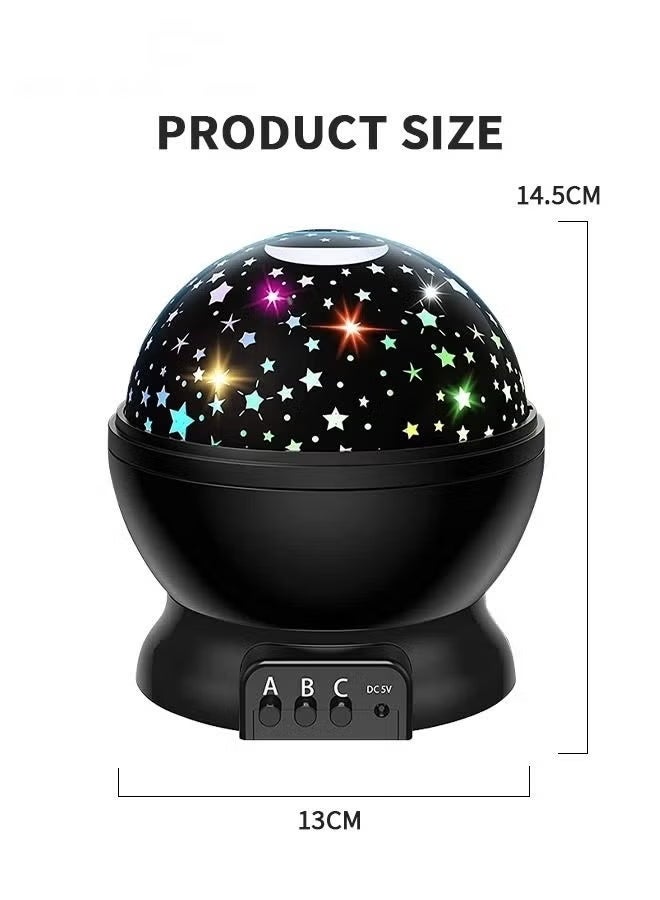 ستار بروجيكتور الليل ضوء الإسقاط المصباح للأطفال غرفة النوم، غرفة ديكور للطفل - Image 2