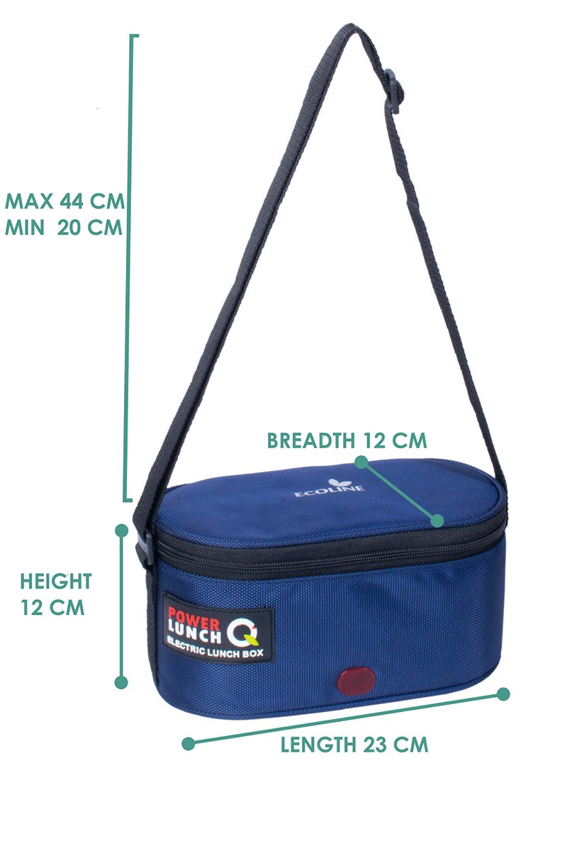Ecoline Q4, Electric Lunch Box,Capacity 1400ml (Blue) - Image 4