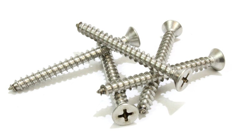 Bolt Dropper #8 X 1'' Stainless Flat Head Phillips Wood Screw, (100 pc), 18-8 (304) Stainless Steel Screws by , Glasses Screws - Image 4