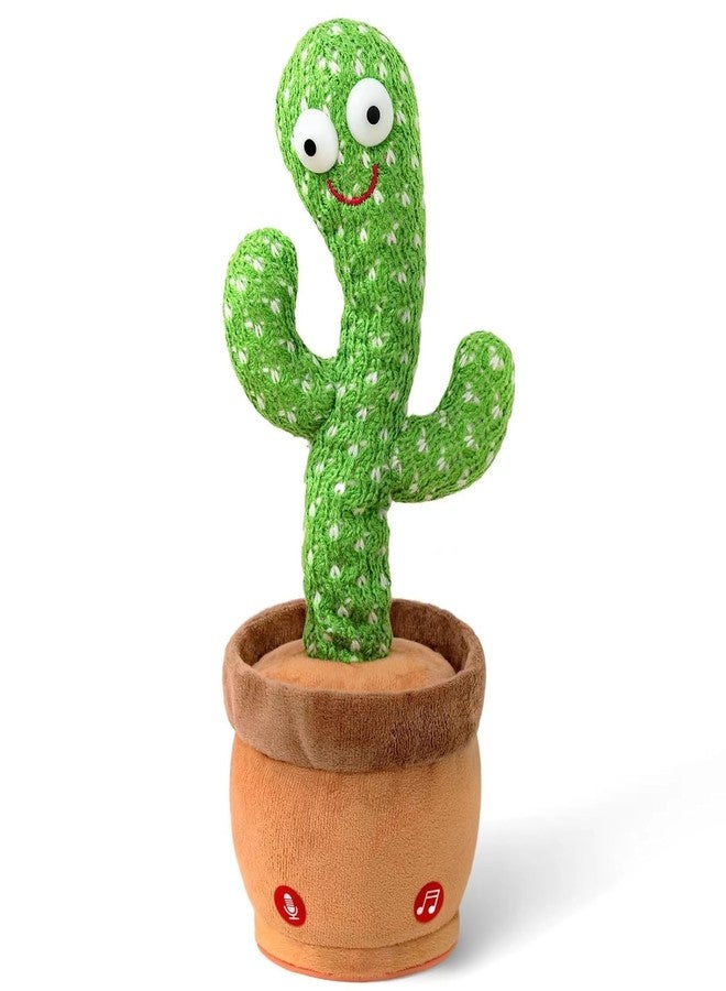 Edu-Play EDUPLAY Bloombec Dancing Cactus Toy for Kids, Talking Singing Children Baby Plush Electronic Toys Voice Recording Repeats What You Say Led Lights - Image 1