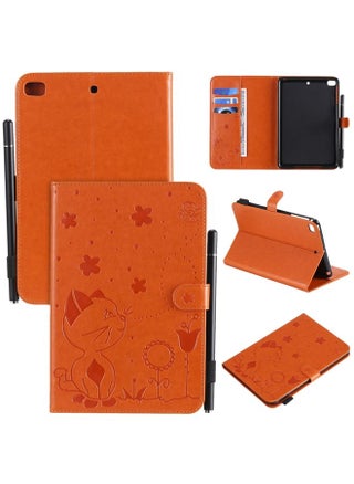 Case Cover For iPad mini 5 / 4 / 3 / 2 / 1 Cat Bee Embossing Pattern Horizontal Flip Leather Case with Holder & Card Slots & Wallet & Pen Slot & Wake-up / Sleep Function Orange - pzsku/Z0749C9D75161C3979BD3Z/45/_/1708915451/0c236f24-c348-49a8-ae98-742089bd19a5