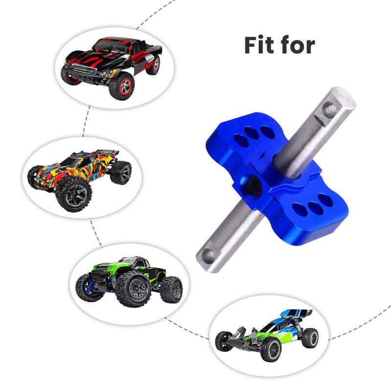 Hobbyfire الألومنيوم الخزانة التفاضلية مخزنة أجزاء الفرق بين 1/10 TRAXXAS SLASH 2WD ROSTLER VXL BANDIT CARS TRUCKS (NAVY Blue) - Image 2
