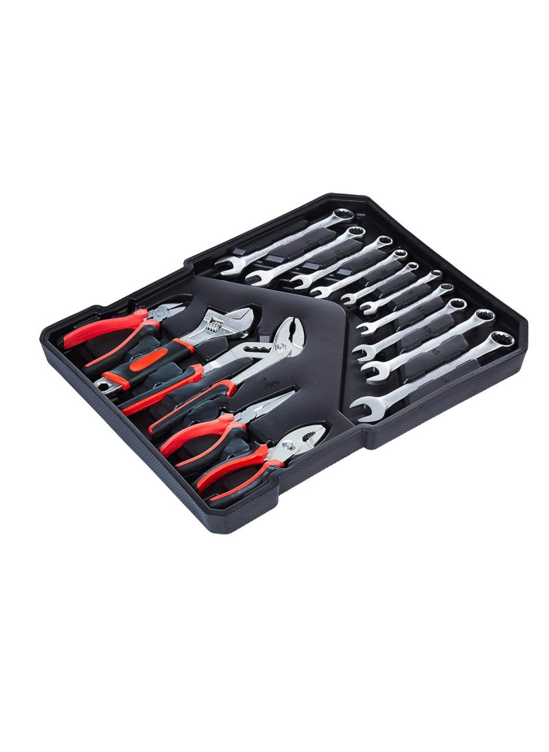 Tool Set with Combination of Wrench, 187 Pieces - pzsku/Z0749E93867623E40D394Z/45/_/1725607021/87d99742-5efe-4745-87ca-3443b8601e17