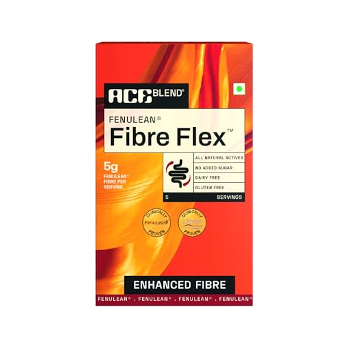 Ace Blend FenuLean Fibre Flex | 15 sachets (Classic)| Natural Prebiotic Fibre Supplement | Weight Loss, Constipation & Bloating Relief | Supports Digestive & Gut Health - Image 1