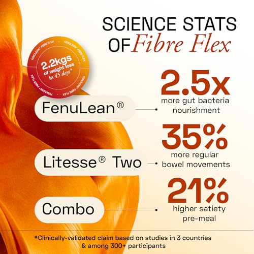 Ace Blend FenuLean Fibre Flex | 15 sachets (Classic)| Natural Prebiotic Fibre Supplement | Weight Loss, Constipation & Bloating Relief | Supports Digestive & Gut Health - Image 4