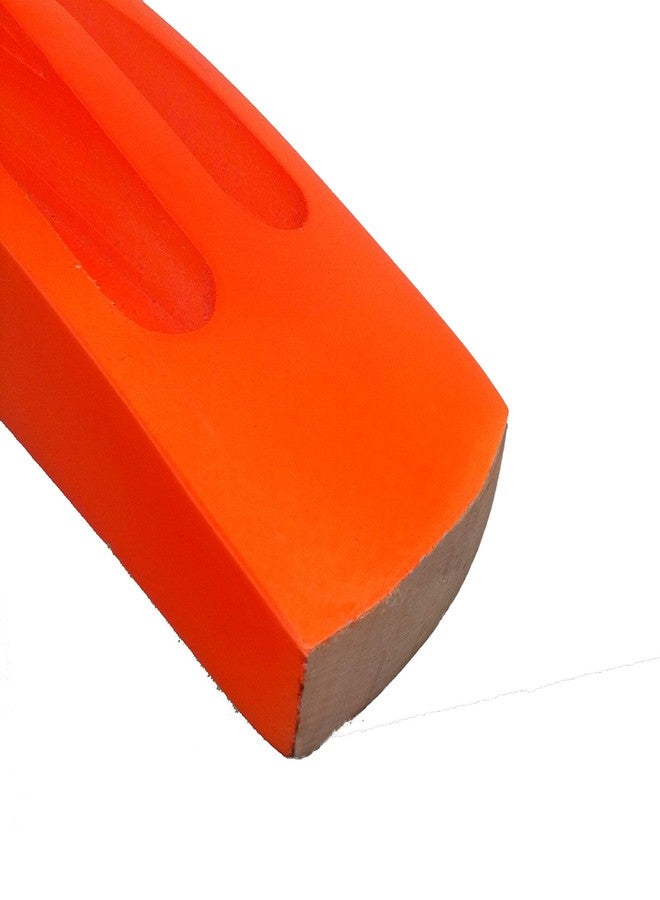 أوبتيموس مضرب كريكيت أوبتيموس® نيون سكوب مصنوع من خشب الصفصاف من ولاية هيماشال بحجم كامل مع غطاء تترون للعب بكرات التنس/المطاط الناعمة والصلبة (لا يُنصح باستخدامه مع كرات الجلد). - Image 4