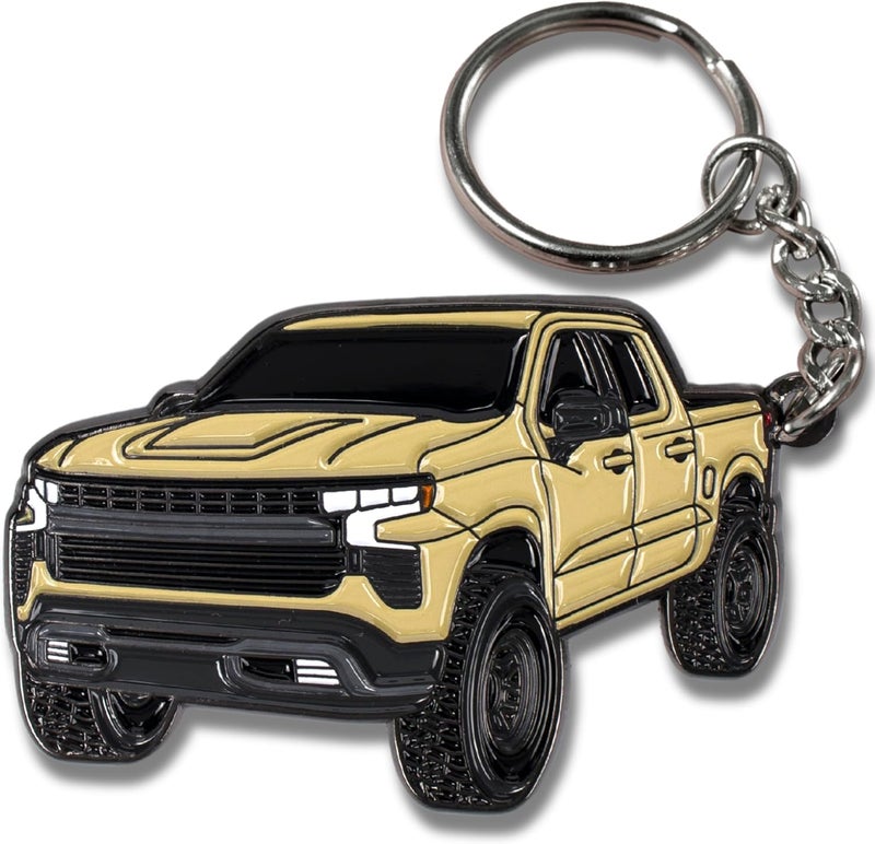 FOUR WHEEL BEAST Chevy Keychain - Sand Dune - Image 1
