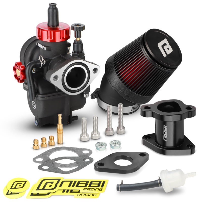NIBBI Predator 212 Carburetor PE22FL Kit with Air Filters212 Predator Performance Part Intake Pipe Inlet Manifold For Mini Bike 196cc212cc224cc Engine GX160 GX200 - Image 2