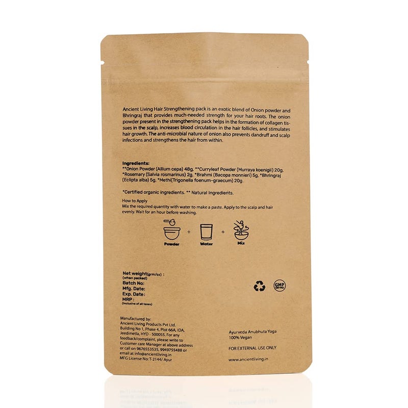 Ancient Living Hair Strengthing Pack 100 gms - Image 2
