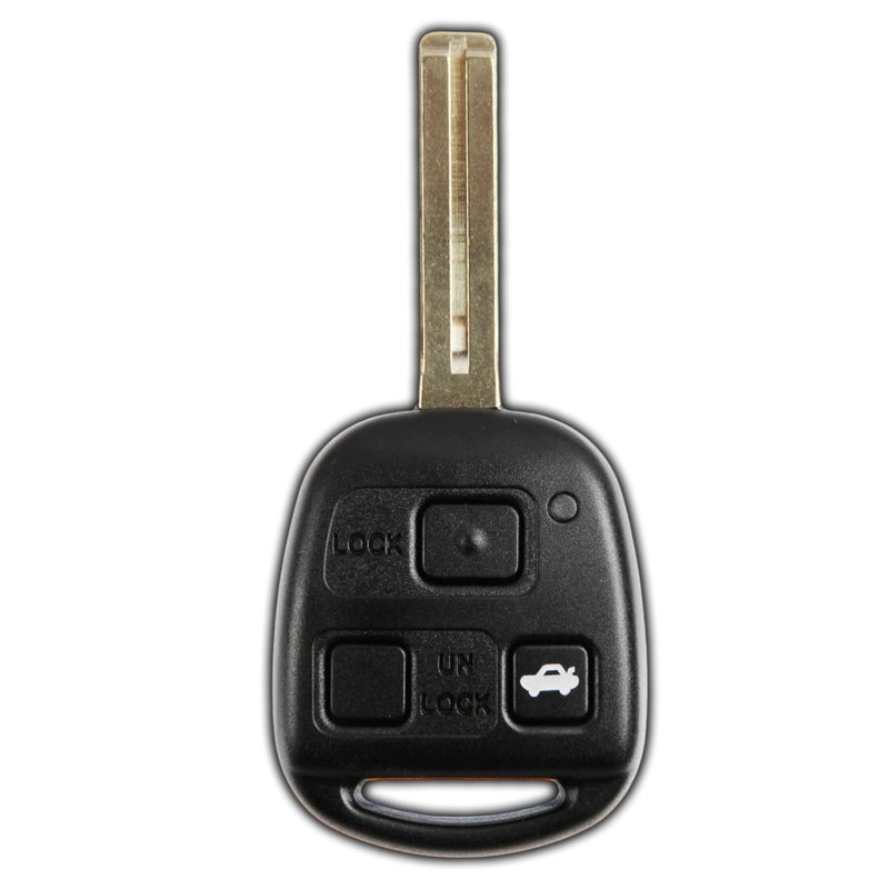 KeylessOption Key Fob Replacement for 2004 2005 2006 2007 2008 2009 2010 Lexus ES330 RX330 RX400h RX350 RX450h Remote 3Button HYQ12BBT Locksmith Required