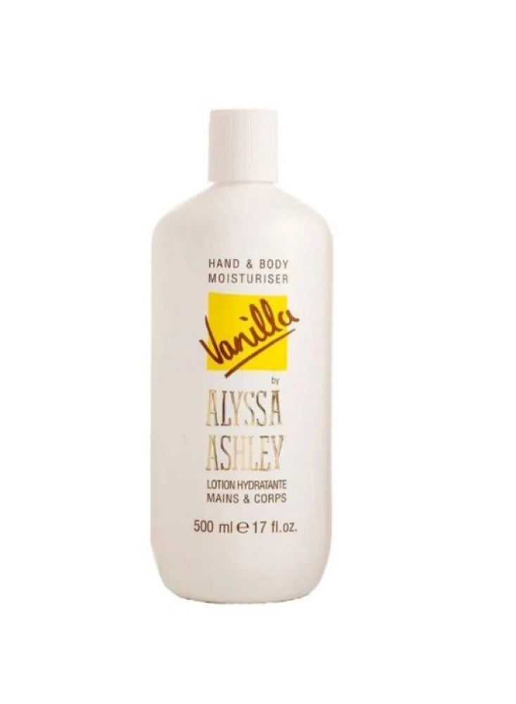 لوشن اليدين والجسم برائحة الفانيليا من أليسا آشلي - 500 مل