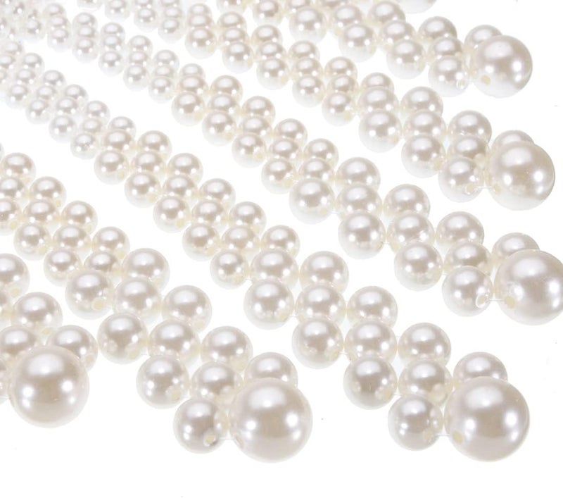 Jerollin Simulated Pearl Body Statement Necklace for Women, Fashion Collar Bib Necklaces Fashion Costume Jewelry - Image 4