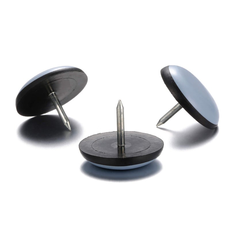 Furnigear Furniture Glides Sliders-Furnigear Ptfe (Teflon) Chair Leg Movers Sliders For Carpet And Hardwood Surface - Move Your Furniture Easy & Safely - Best Floor Protector (1 Inch/Nail 40Pack) - Image 5