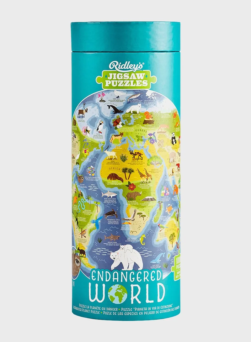Ridleys 1000pc Endangered Planet Jigsaw Puzzle