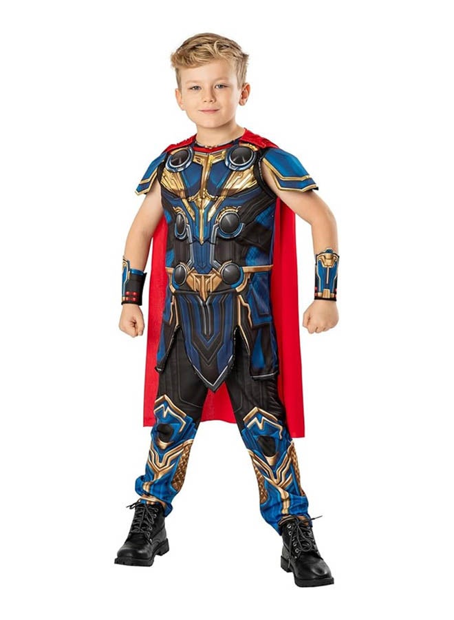 RUBIE'S TLT- DELUXE THOR COSTUME,For Age 7-8 Years, Size L (Height 128cm) - Image 1