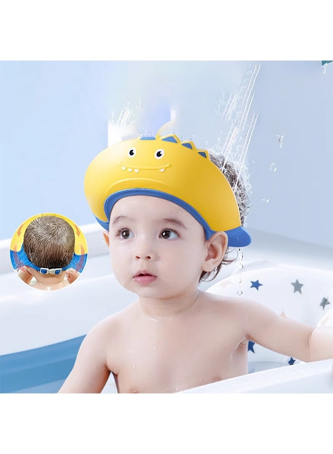 3 Pcs Baby Shower Cap, Adjustable Shampoo Visor Bath Hat, Infants Soft Protection Safety, Protect Ear Eye Baby Hair Washing Aids for Baby Toddler Children Kids  - Image 5