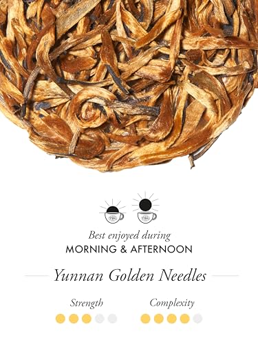 TWG Tea Yunnan Golden Needles Black Tea Nutty Malty Haute Couture Tin 40g Gift Set - Image 3
