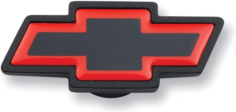 141-369 Black Crinkle Air Cleaner Wing Nut with Red Bowtie Logo for 1/4-20" Thread