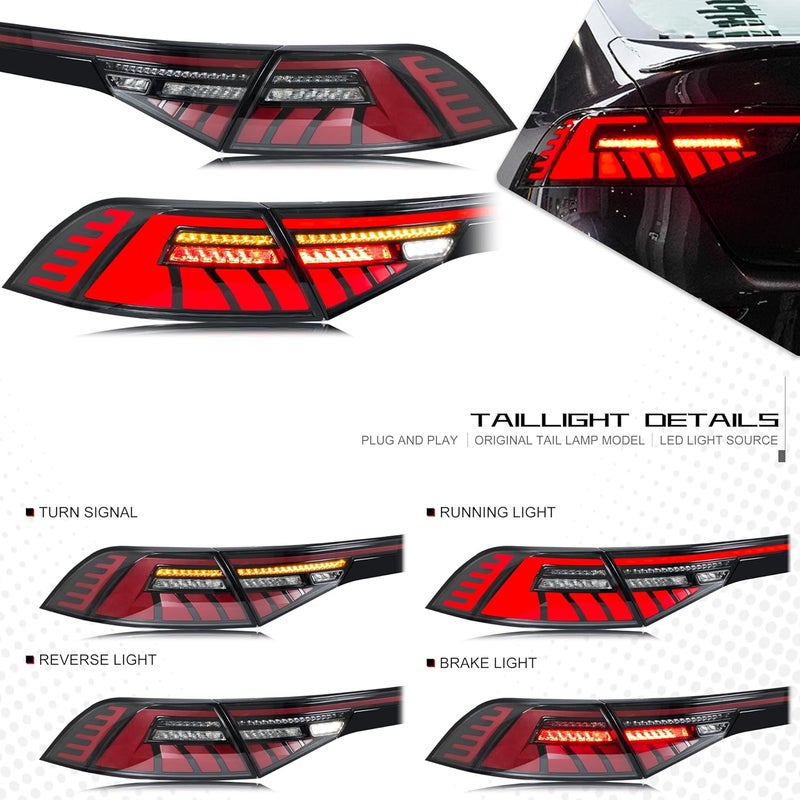 inginuity time LED Tail Lights for Honda Accord 2024 2025 11th Gen with Start-up Animation and Sequential Turn Signal - Image 2