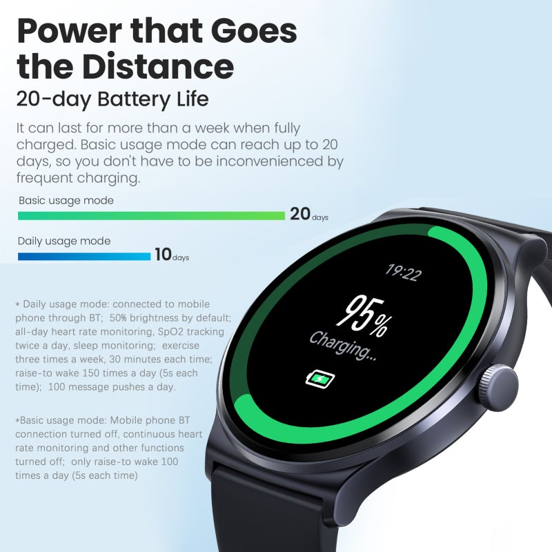 HAYLOU Solar lite 1.38in Smartwatch Call Watch Intelligent Watch with BT Fitness Tracker Multifunctional Watch Compatible with Android/iOS - Image 4