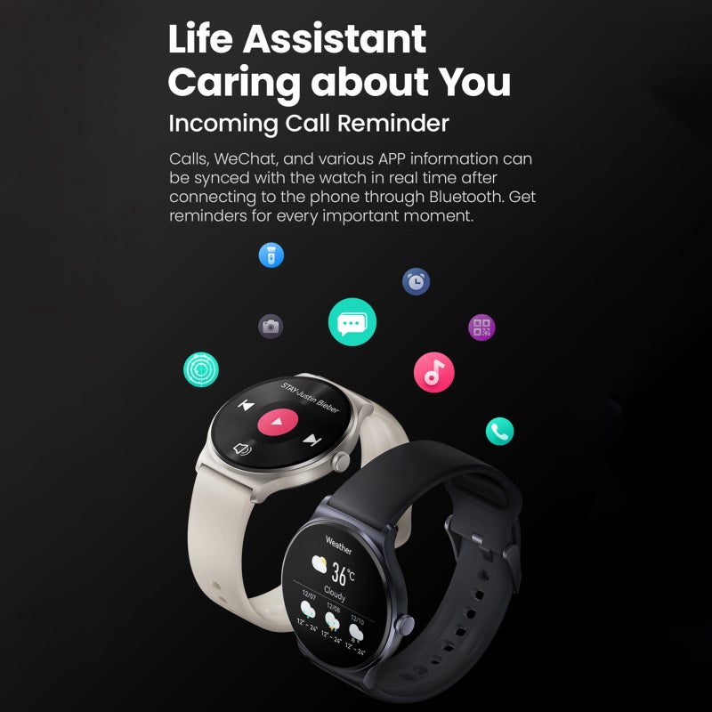HAYLOU Solar lite 1.38in Smartwatch Call Watch Intelligent Watch with BT Fitness Tracker Multifunctional Watch Compatible with Android/iOS - Image 5