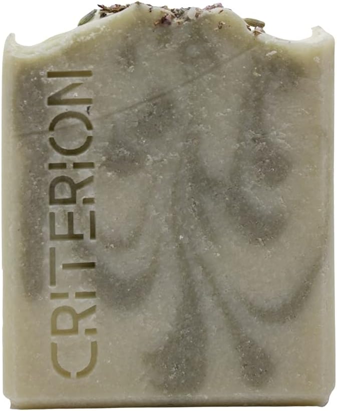 CRITERION Lavender Mineral Spa Sea Salt Soap Bar with French Green Clay 100 natural vegan 160g
